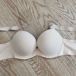 Cream push up Bra
